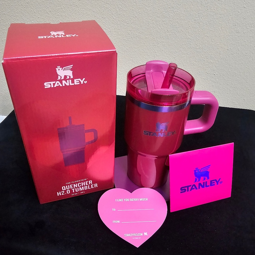 Stanley 20oz Berry Truffle Valentine’s Day Quencher H2.O Tumbler